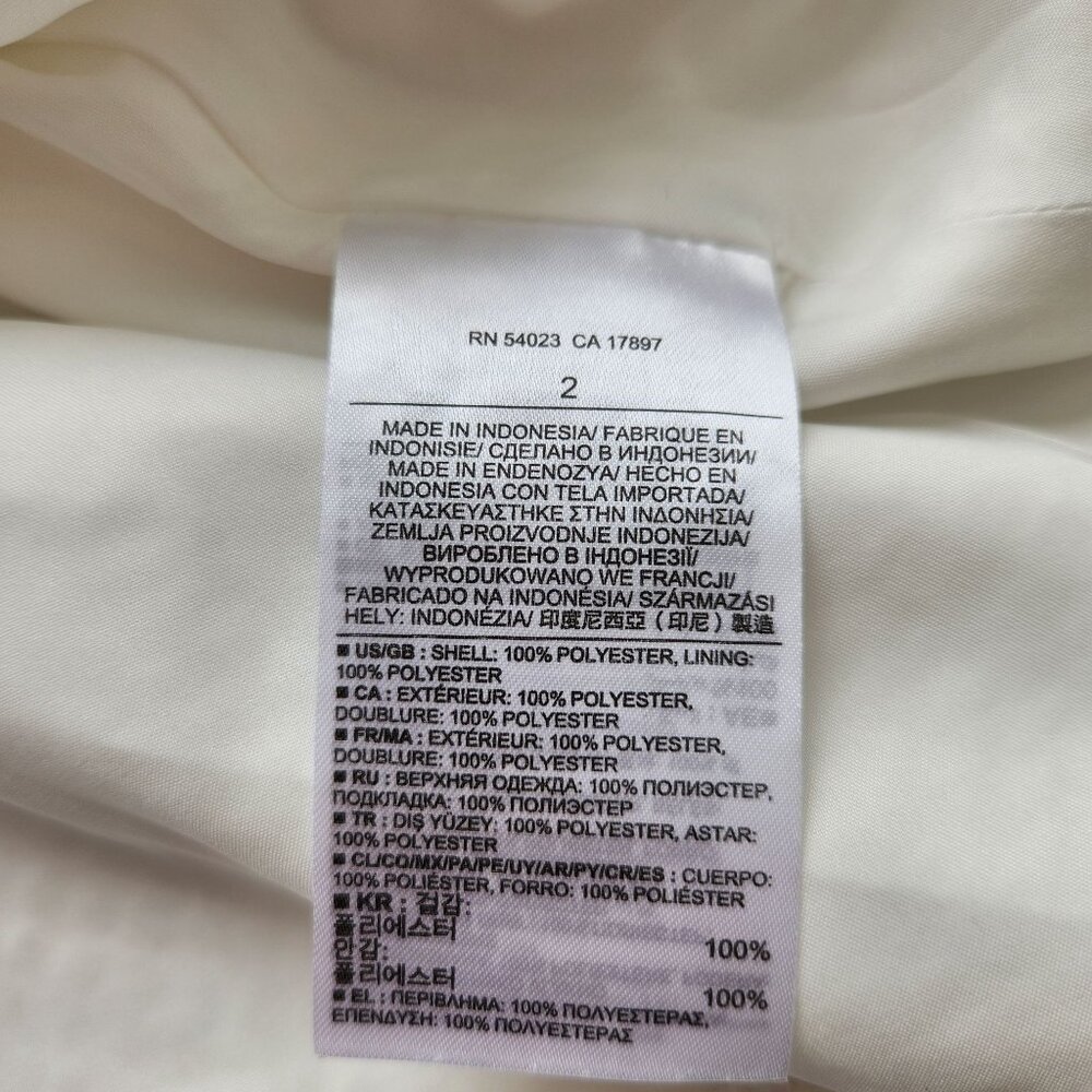 Banana Republic White Mesh Net Mini Skirt Pleated Tennis Cute Coquette Summer 2 - Picture 7 of 10
